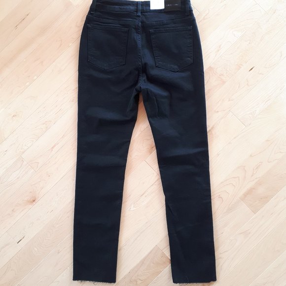 Anine Bing Brodie Distressed Mid-Rise Skinny Jeans - Picture 6 of 8